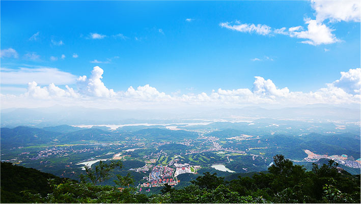 “天然氧吧”羅浮山風(fēng)景區(qū)